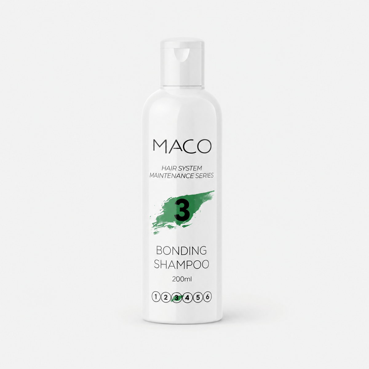 3 MACO Bonding Shampoo- Σαμπουάν για Περούκες - Τουπέ - Συστήματα Μαλλιών MACO HAIR SYSTEMS